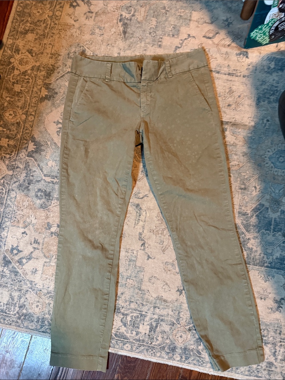 J. Crew Olive Chino Pants